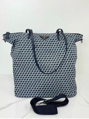 Authentic Prada Tessuto Stampato Satche Nylon Bag